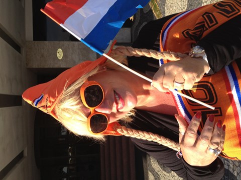 Karin Bloemen in Rio (foto Jan Vriend)
