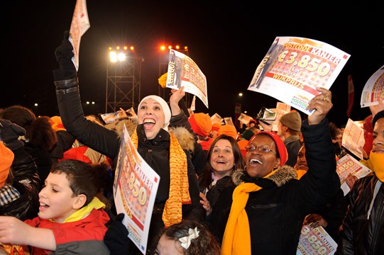 Feest met  de Postcode Loterij (foto Roy Beusker)