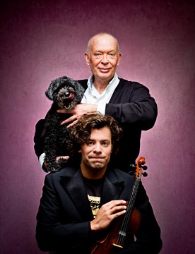 Kik - HALFJE PURPER (Frans Mulder en Diederick Ensink) - BRIEVEN AAN M&#39;N HOND staand - &#169; Merlijn Doomernik