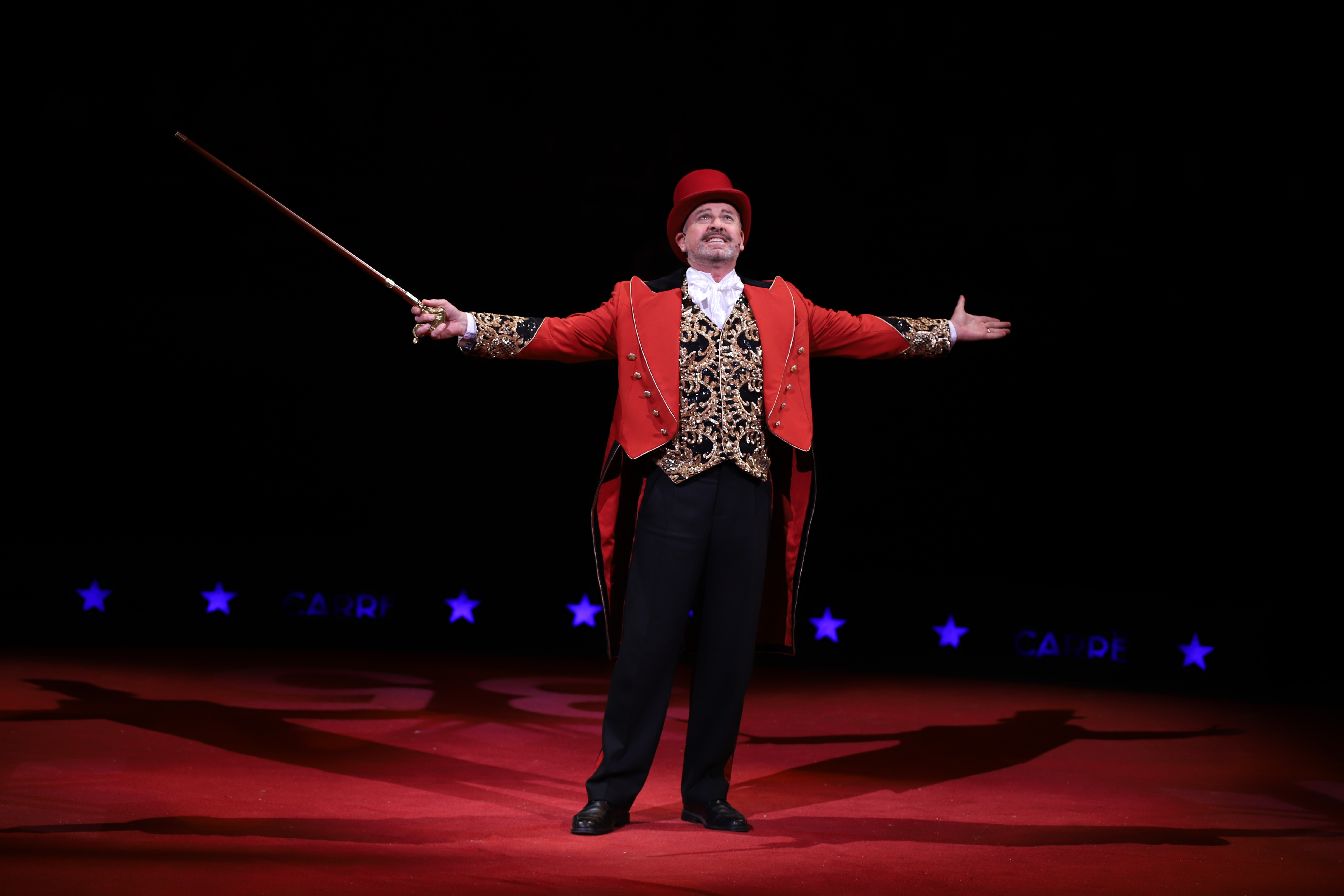 Het cement van het kerstcircus