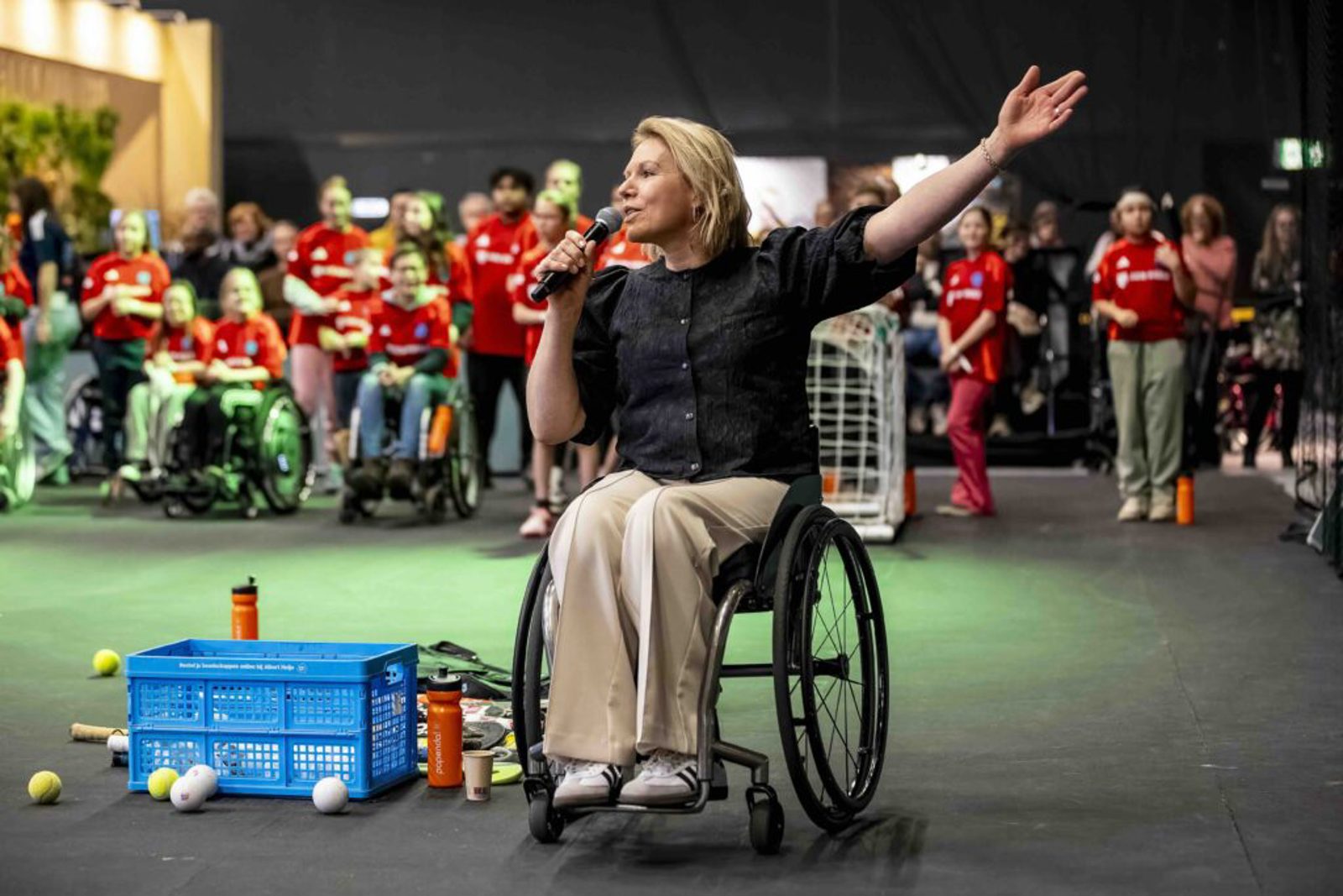 Rollend over het Pieterpad met Esther Vergeer